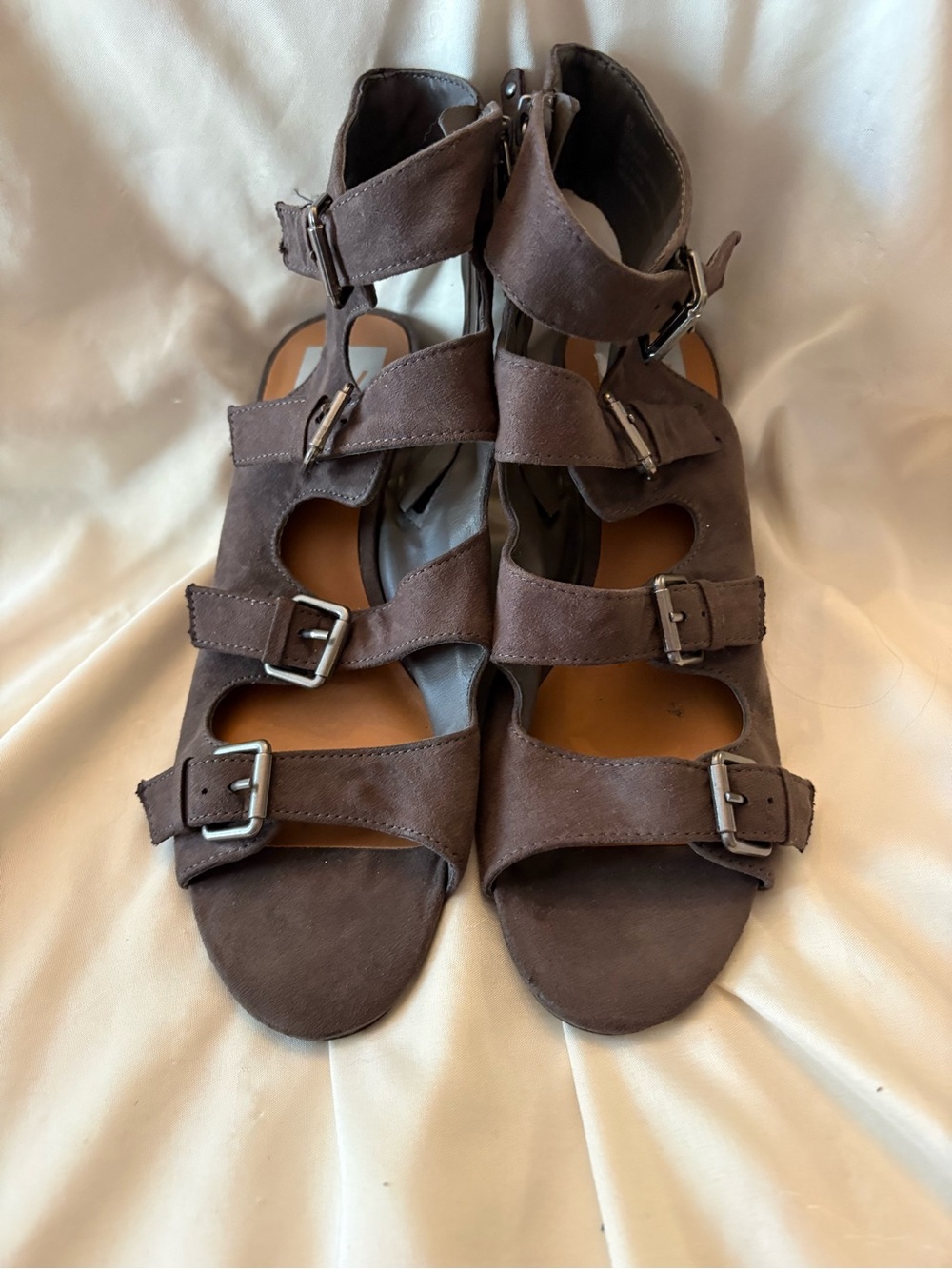 dv Brown Buckle Sandals US 8.5